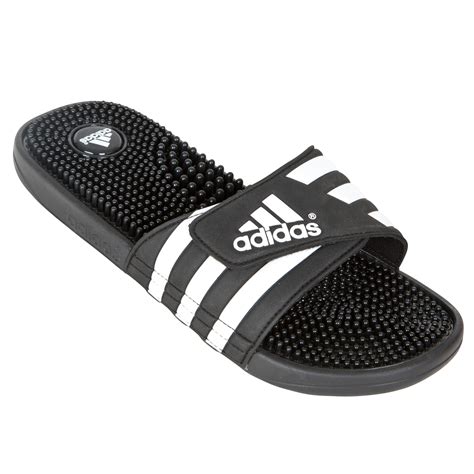 adidas slippers heren zwart wit|adidas slippers nl.